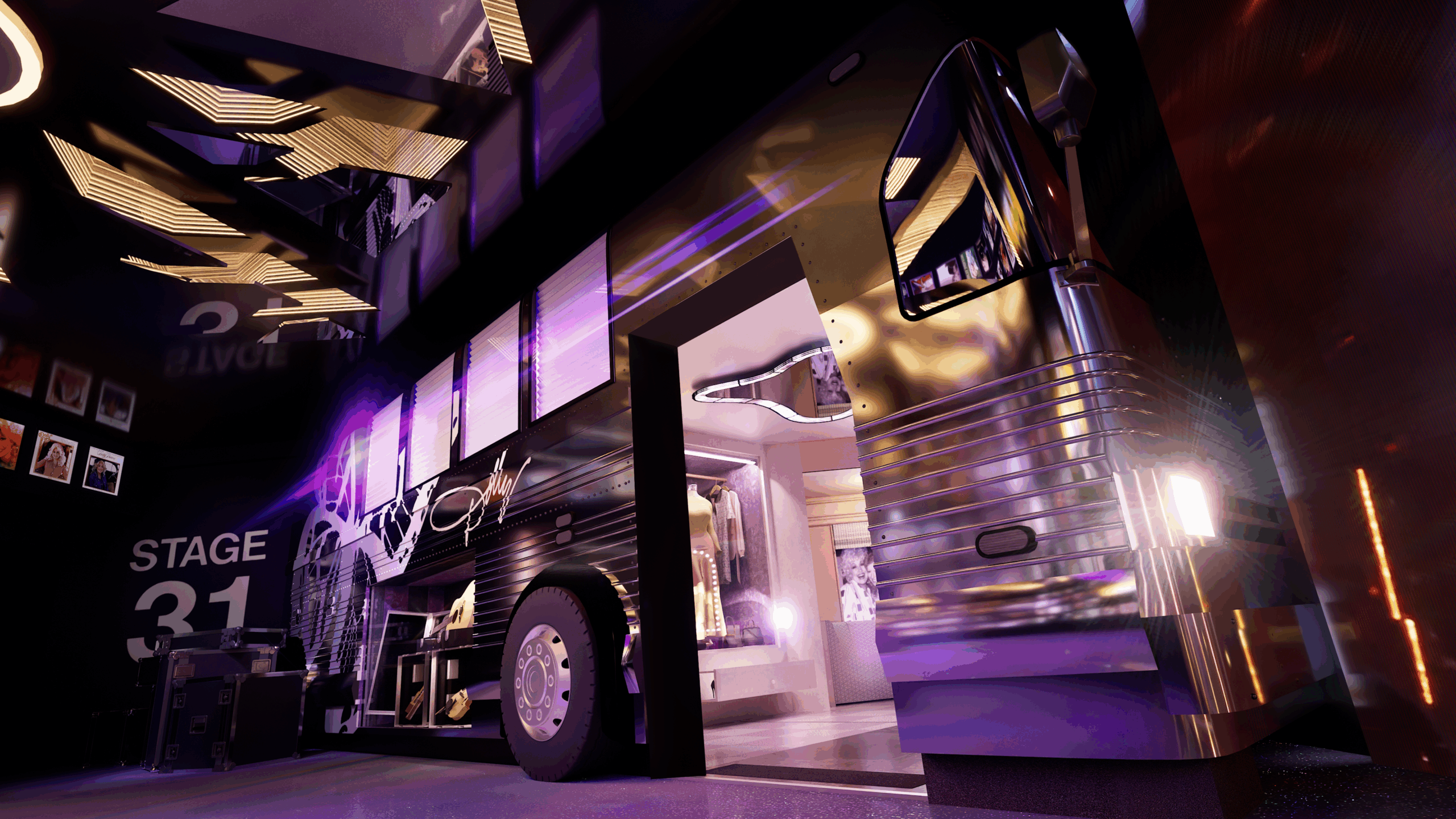 Dolly Parton's Life of Many Colors Museum Nashville Tennessee Concept Art